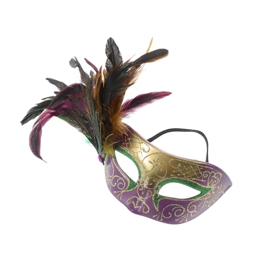 Baluue Maskerade-masken, Venezianische Halbgesichts-federmasken, Kunststoff-ball-party-kostüm-masken, Cosplay-masken-requisite, Mardi-gras-masken, Ball-hochzeitsparty-masken Baluue Maskerade-masken, Venezianische Halbgesichts-federmasken, Kunststoff-ball-party-kostüm-masken, Cosplay-masken-requisite, Mardi-gras-masken, Ball-hochzeitsparty-masken von Baluue