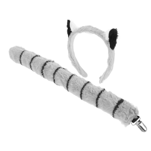 Baluue Niedliches Affen-stirnband und -set für Erwachsene Leichtes Halloween-dschungel-kostüm Zubehör Bequemes Tier-cosplay für Familien und Themenpartys von Baluue