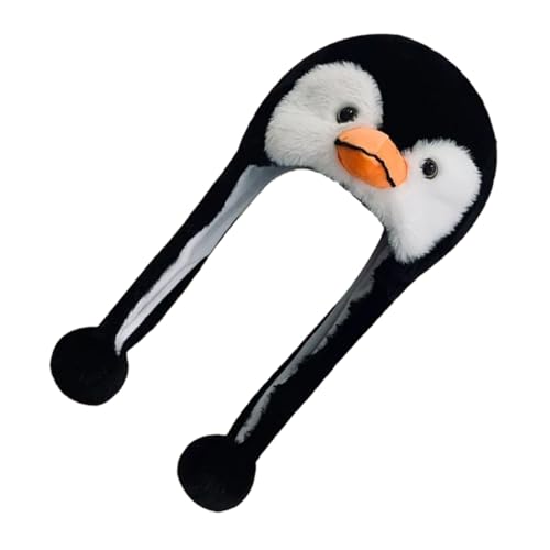 Baluue Pinguin Hut für Erwachsene und mit Ohrenschutz für Kalte für Partys und Cosplay Plüschmaterial Baluue Pinguin Hut für Erwachsene und mit Ohrenschutz für Kalte für Partys und Cosplay Plüschmaterial von Baluue
