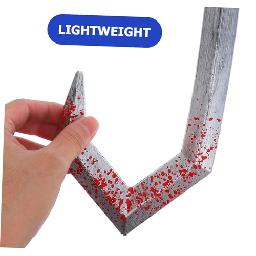 Baluue Plastik Piratenhaken Kostümaccessoire Robuster Spielzeughaken für Halloween Party Piraten Seil Vielseitig für Cosplay und Bühnenauftritte Authentischer Piratenprop für Erwachsene von Baluue