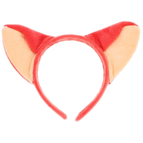 Baluue Plüsch Füchse Ohren Stirnband Niedliches Cosplay Haaraccessoire für Partys Halloween und Weihnachten und Tragbare Gestaltung für Junge Mädchen und Erwachsene von Baluue