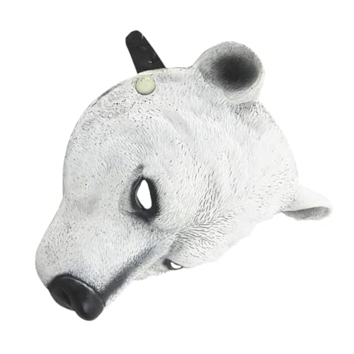 Baluue Realistische Eisbär Maske aus Langlebigem PU für Erwachsene Bequeme Masquerade Cosplay Tiermaske für Halloween Karneval Fasching und Kostümpartys Baluue Realistische Eisbär Maske aus Langlebigem PU für Erwachsene Bequeme Masquerade Cosplay Tiermaske für Halloween Karneval Fasching und Kostümpartys von Baluue