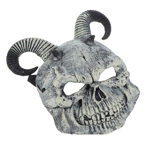 Baluue Realistische Ziegenkopfmaske mit Hörnern für Cosplay Partys und Schaurige Kostüme Leicht und Atmungsaktiv für Stundenlangen Komfort Baluue Realistische Ziegenkopfmaske mit Hörnern für Cosplay Partys und Schaurige Kostüme Leicht und Atmungsaktiv für Stundenlangen Komfort von Baluue