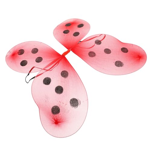 Baluue Rote und Schwarze Marienkäferflügel Cosplay Kostüm Flügel Prop für Festival Bühne Karneval Verstellbar Leicht und Hautfreundlich Baluue Rote und Schwarze Marienkäferflügel Cosplay Kostüm Flügel Prop für Festival Bühne Karneval Verstellbar Leicht und Hautfreundlich von Baluue