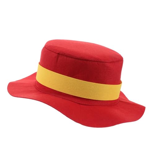 Baluue Rotes Filz Party Cosplay Hut mit Flachem Vielseitiges Show Accessoire für Geburtstage Hochzeiten Halloween und Weihnachtsfeiern Lustiger Zauberer Top Hut für Erwachsene Baluue Rotes Filz Party Cosplay Hut mit Flachem Vielseitiges Show Accessoire für Geburtstage Hochzeiten Halloween und Weihnachtsfeiern Lustiger Zauberer Top Hut für Erwachsene von Baluue