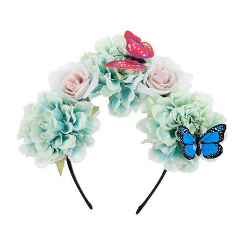 Baluue Schmetterling Haarband mit Dekorativen Elastisches Headband für Halloween Hochzeiten und Partys Stilvolles Cosplay Haaraccessoire mit Einzigartigen Schmetterlings und Rosenmotiven Baluue Schmetterling Haarband mit Dekorativen Elastisches Headband für Halloween Hochzeiten und Partys Stilvolles Cosplay Haaraccessoire mit Einzigartigen Schmetterlings und Rosenmotiven von Baluue
