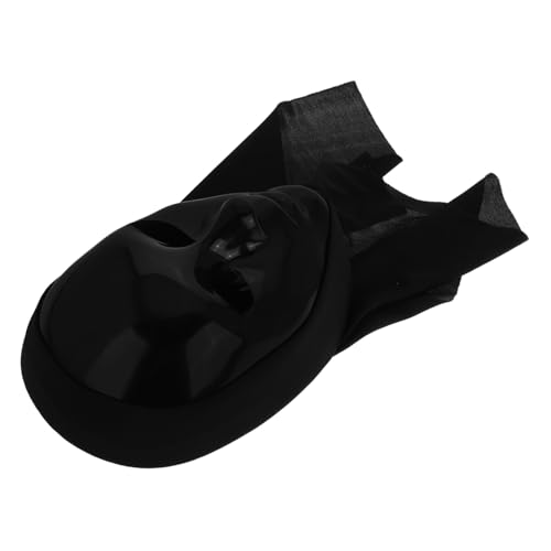 Baluue Schwarze Vollgesichtsmaske Halloween Verstellbar Elastisches Kopfband Realistisches Design Für Maskenball Street Dance Theater Aufführungen Erwachsene Unisex von Baluue