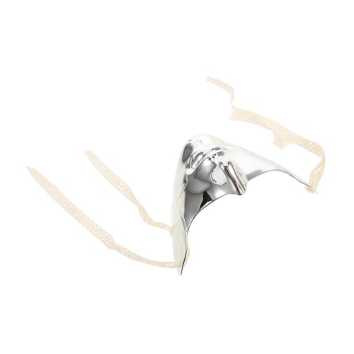 Baluue Steampunk Mask Halbes Gesicht Cyborg Maske Punk Cosplay für Männer Mittelalterliche Party Halloween Kostüm Masquerade Mardi Gras Ball Baluue Steampunk Mask Halbes Gesicht Cyborg Maske Punk Cosplay für Männer Mittelalterliche Party Halloween Kostüm Masquerade Mardi Gras Ball von Baluue
