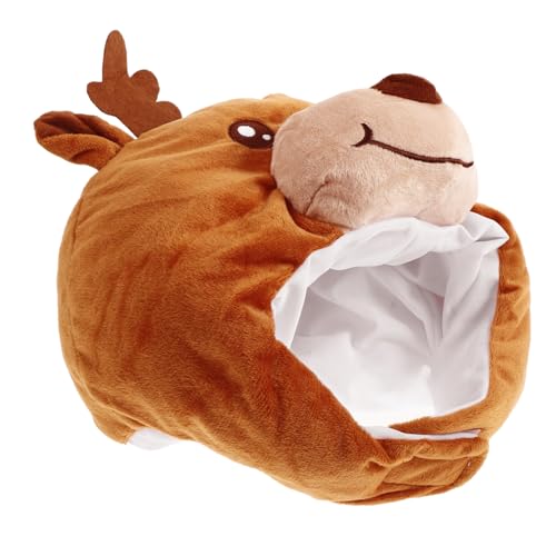 Baluue Weihnachtliche Elch Kostümhaube aus Plüsch Unisex Party Kopfschmuck für Erwachsene und Jugendliche Festliches Fotorequisit für Weihnachtsfeiern und Karneval Baluue Weihnachtliche Elch Kostümhaube aus Plüsch Unisex Party Kopfschmuck für Erwachsene und Jugendliche Festliches Fotorequisit für Weihnachtsfeiern und Karneval von Baluue