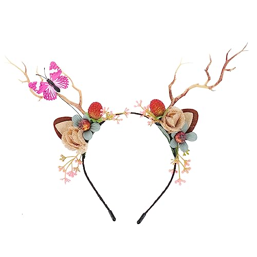 Baluue Weihnachtlicher Rentier Haarreif mit Zacken Leichter Kopfschmuck für Festliches Cosplay Accessoire für Karneval Party und Fotoshootings Komfortabler Haarschmuck Zufällige Farbe Baluue Weihnachtlicher Rentier Haarreif mit Zacken Leichter Kopfschmuck für Festliches Cosplay Accessoire für Karneval Party und Fotoshootings Komfortabler Haarschmuck Zufällige Farbe von Baluue