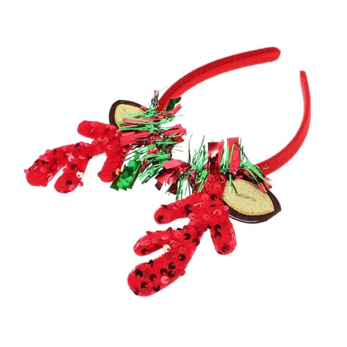 Baluue Weihnachtshaarreifen Geweih Stirnband Leichtes Süßes Cosplay Haarband für Weihnachts und Partyfotos Accessoire für Unvergessliche Festtagsmomente Baluue Weihnachtshaarreifen Geweih Stirnband Leichtes Süßes Cosplay Haarband für Weihnachts und Partyfotos Accessoire für Unvergessliche Festtagsmomente von Baluue