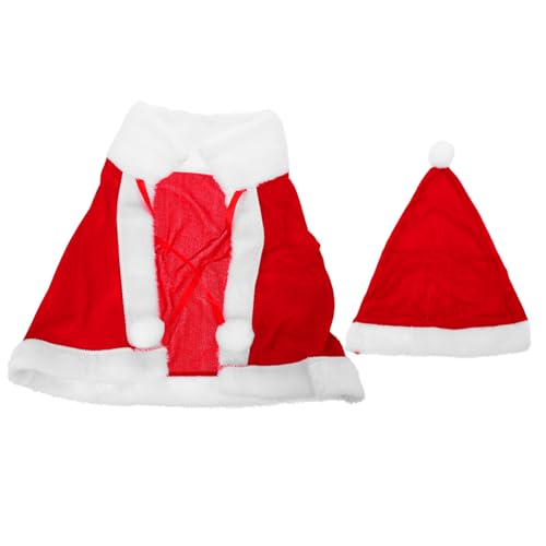 Baluue Weihnachtsmann Umhang Santa Cloak und Mütze Warm für Jungen Mädchen Weihnachtskostüm Party Cosplay Kleidung Baluue Weihnachtsmann Umhang Santa Cloak und Mütze Warm für Jungen Mädchen Weihnachtskostüm Party Cosplay Kleidung von Baluue