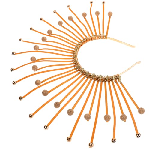 Baluue goldenes Stirnband sonne und mond kostüm Freiheitskrone der Dame Schlangenkopfschmuck griechische Göttinnenkrone goldene Kopfbedeckung Kostüm der Sonnengöttin Halos Tiara Plastik Baluue goldenes Stirnband sonne und mond kostüm Freiheitskrone der Dame Schlangenkopfschmuck griechische Göttinnenkrone goldene Kopfbedeckung Kostüm der Sonnengöttin Halos Tiara Plastik von Baluue