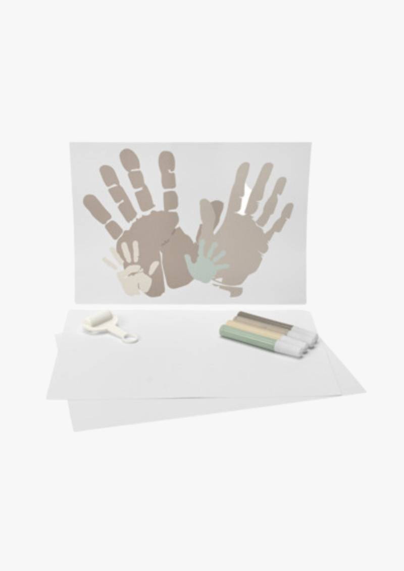 BamBam Familien-Handabdruck-Set, 4 Farben BamBam Familien-Handabdruck-Set, 4 Farben von BamBam