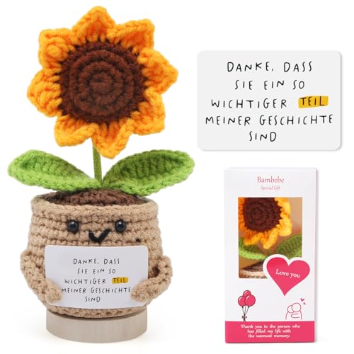 Bambebe Positive Kartoffel Sonnenblume – Positive Potato handgemacht – Dankeschön Geschenk für Kollegin, Freundin, Lehrerin – Geburtstag, Weihnachten, Muttertag Bambebe Positive Kartoffel Sonnenblume – Positive Potato handgemacht – Dankeschön Geschenk für Kollegin, Freundin, Lehrerin – Geburtstag, Weihnachten, Muttertag von Bambebe