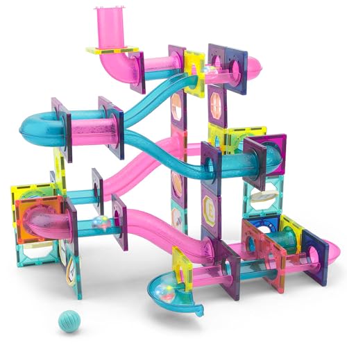Bambini Magnetische Fliesen Set - Spielzeug Bausteine - Montessori Spielzeug - Fliesen Kinderspielzeug - Pädagogisch - Für 3+ Jahre Alte - 110 Stück von Bambini