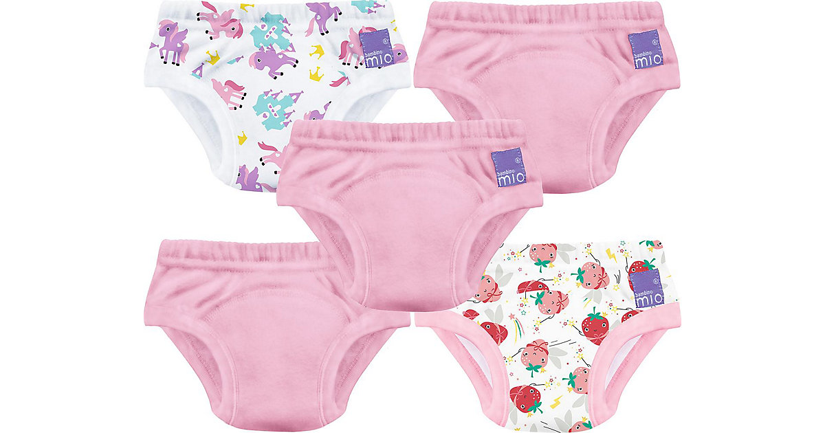 Töpfchen-Trainingshose, Magisches Königreich, 2-3 Jahre, 5er Packung rosa-kombi Gr. 92/98 Töpfchen-Trainingshose, Magisches Königreich, 2-3 Jahre, 5er Packung rosa-kombi Gr. 92/98 von Bambino Mio