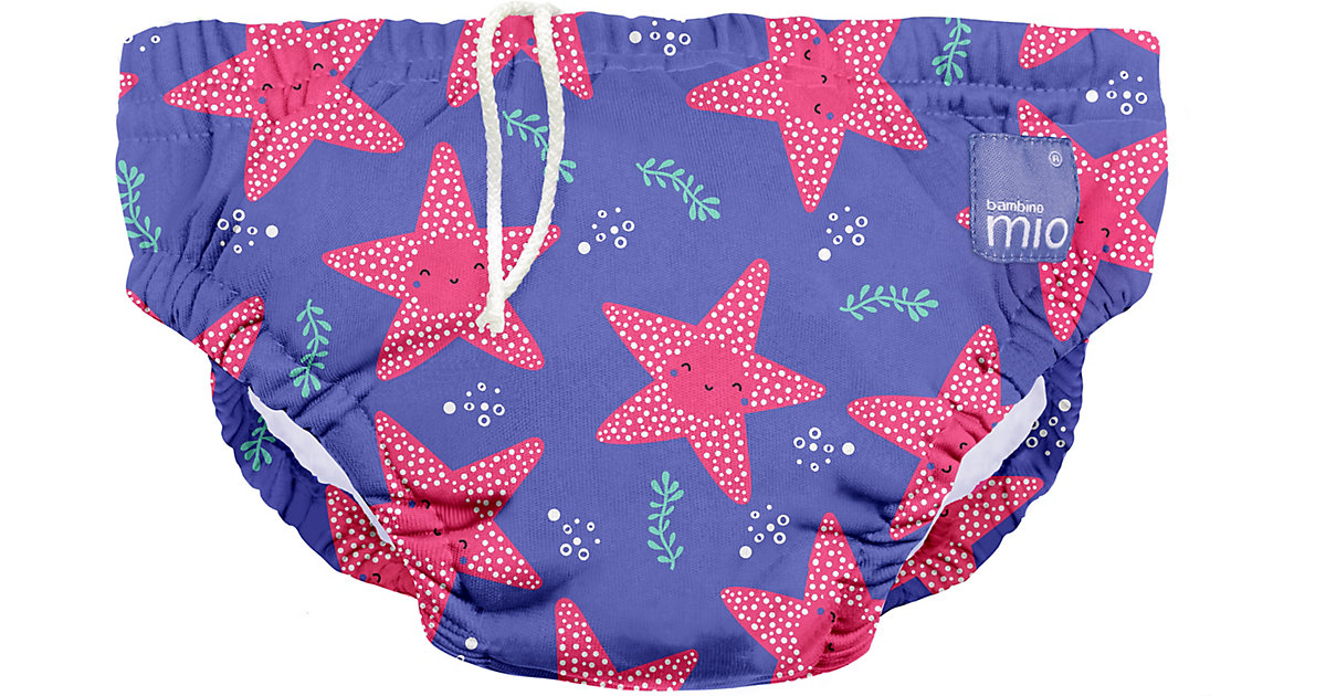 Wiederverwendbare Schwimmwindel, Supernova Stern, M (6-12 Monate) lila-kombi Gr. 68/74 von Bambino Mio