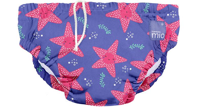 Wiederverwendbare Schwimmwindel, Supernova Stern, M (6-12 Monate) lila-kombi Gr. 68/74 von Bambino Mio