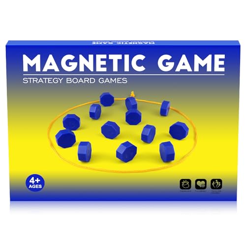 Bameca Magnetspiel mit Schnur für Familie & Party & Reisen & Camping – Puzzle-Strategiespiele, Spaß & einfach, 2 Spieler Spiele für Kinder & Erwachsene Bameca Magnetspiel mit Schnur für Familie & Party & Reisen & Camping – Puzzle-Strategiespiele, Spaß & einfach, 2 Spieler Spiele für Kinder & Erwachsene von Bameca