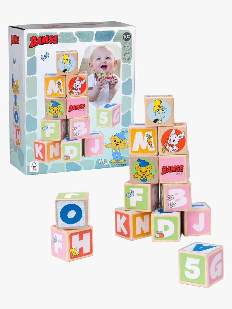 Bamse Buchstabenklötze 36 Teile, Babyspielzeug Bamse Buchstabenklötze 36 Teile, Babyspielzeug von Bamse