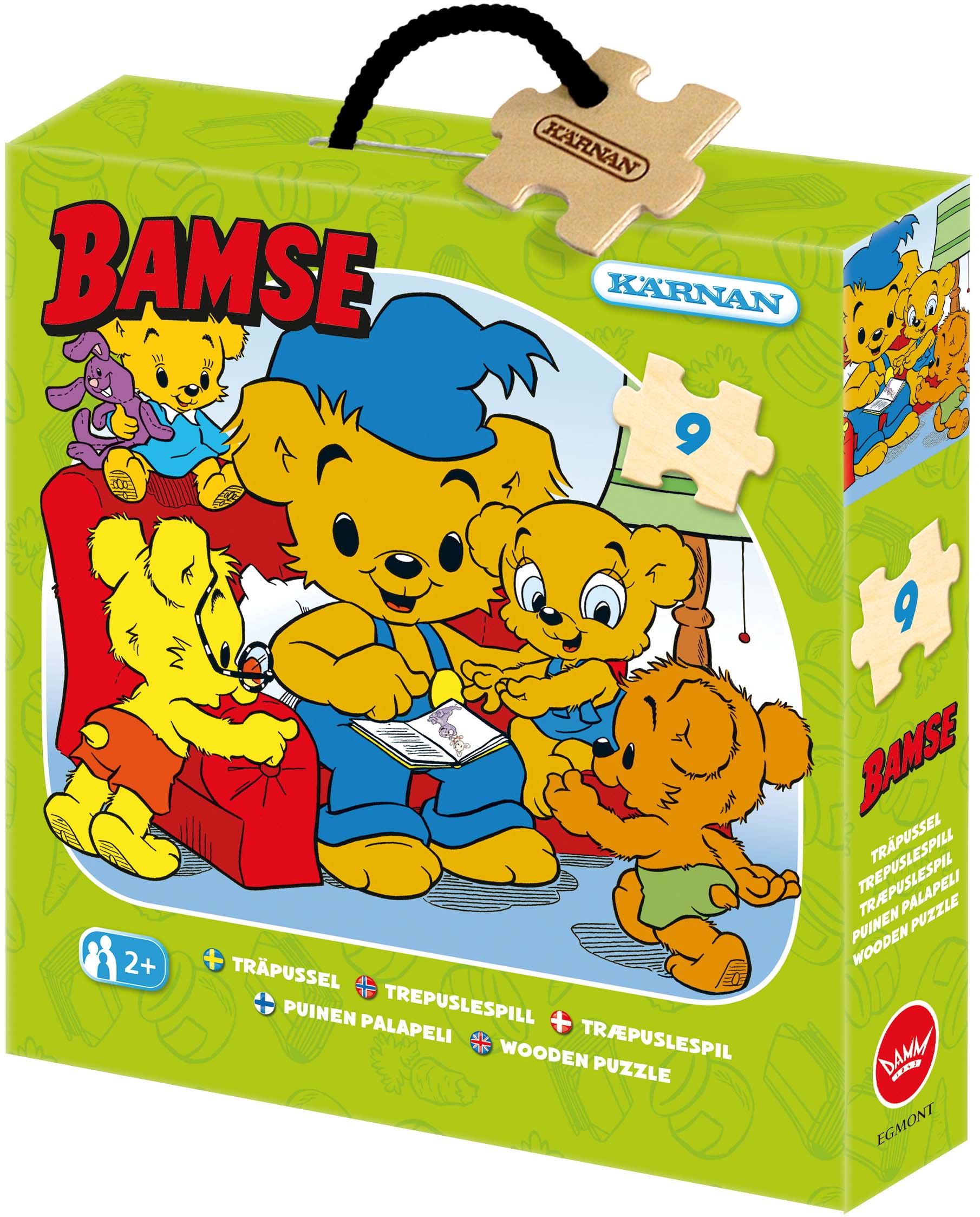 Bamse Puzzle Lesen 9 Teile Bamse Puzzle Lesen 9 Teile von Bamse