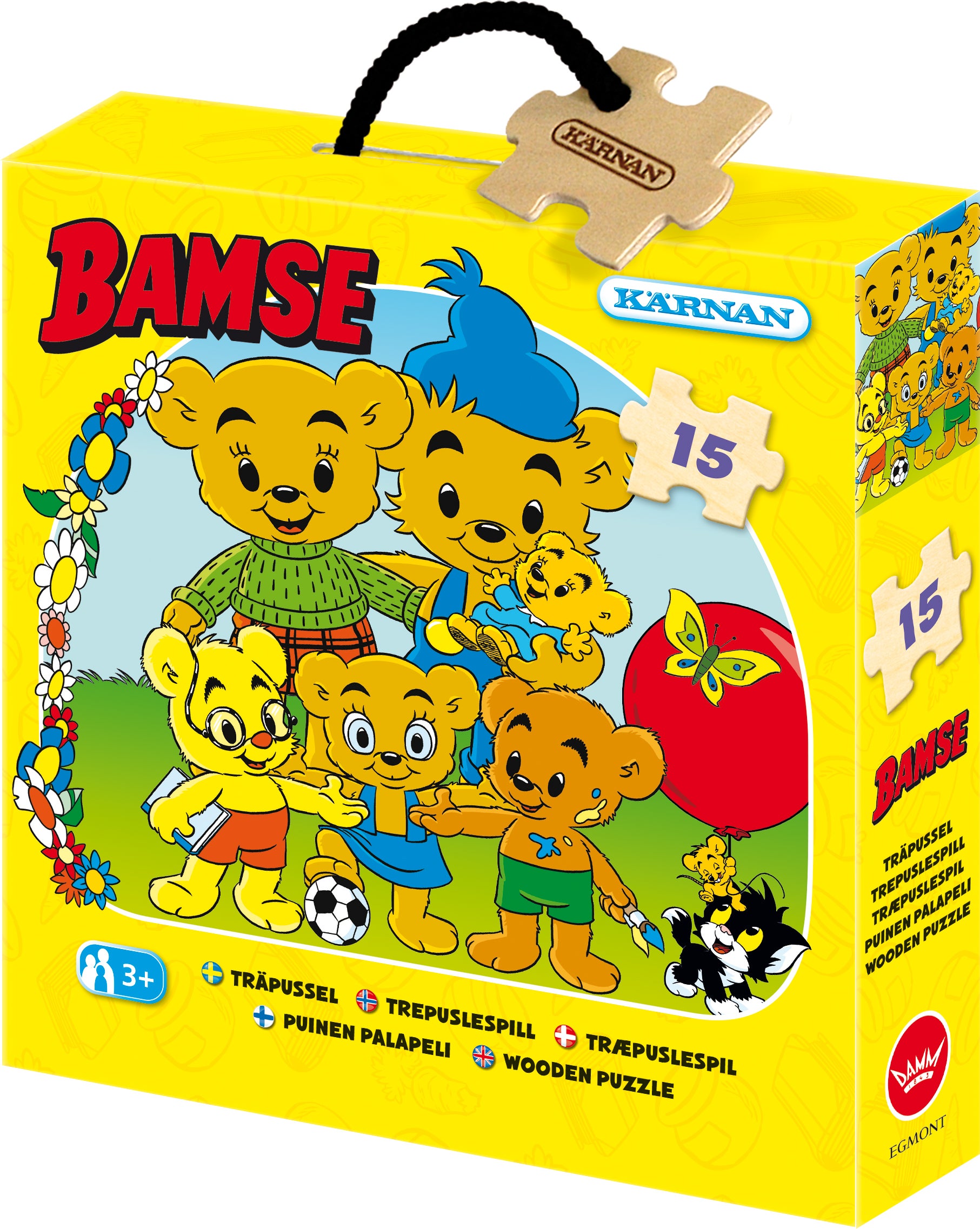Kärnan Bamse Holzpuzzle 15 Teile Kärnan Bamse Holzpuzzle 15 Teile von Bamse