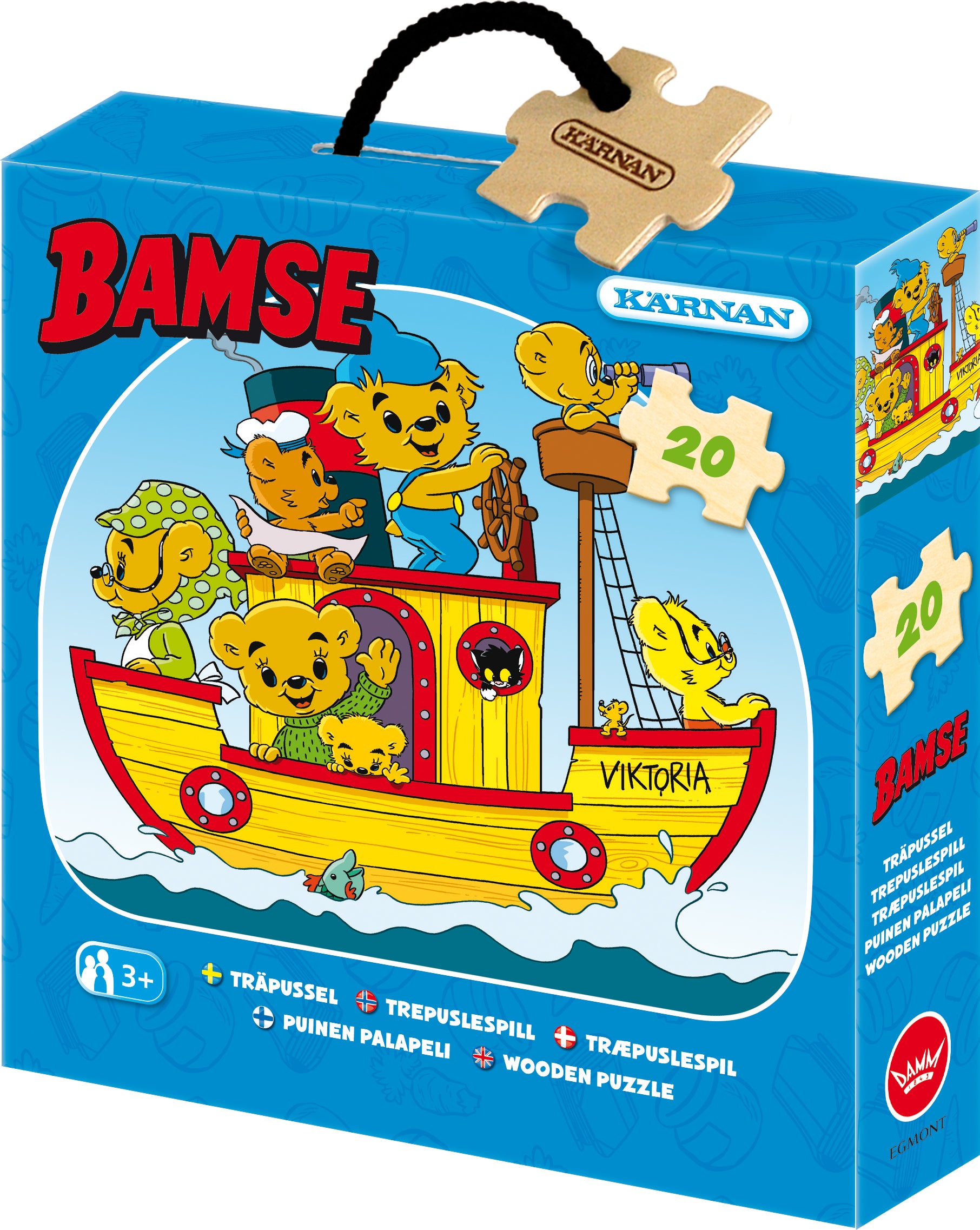 Kärnan Bamse Holzpuzzle 20 Teile Kärnan Bamse Holzpuzzle 20 Teile von Bamse
