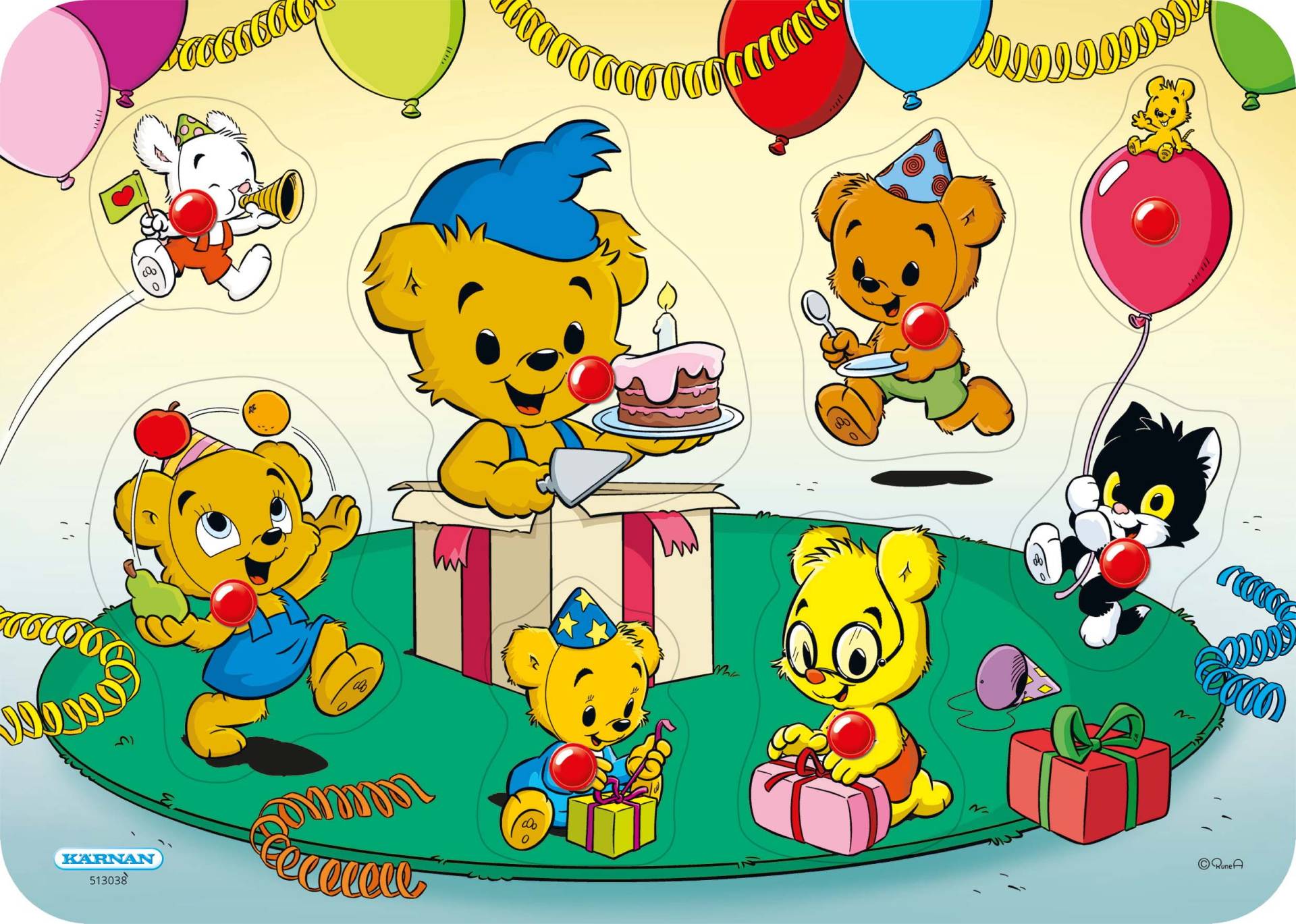 Kärnan Bamse Knopfpuzzle 8 Teile Kärnan Bamse Knopfpuzzle 8 Teile von Bamse