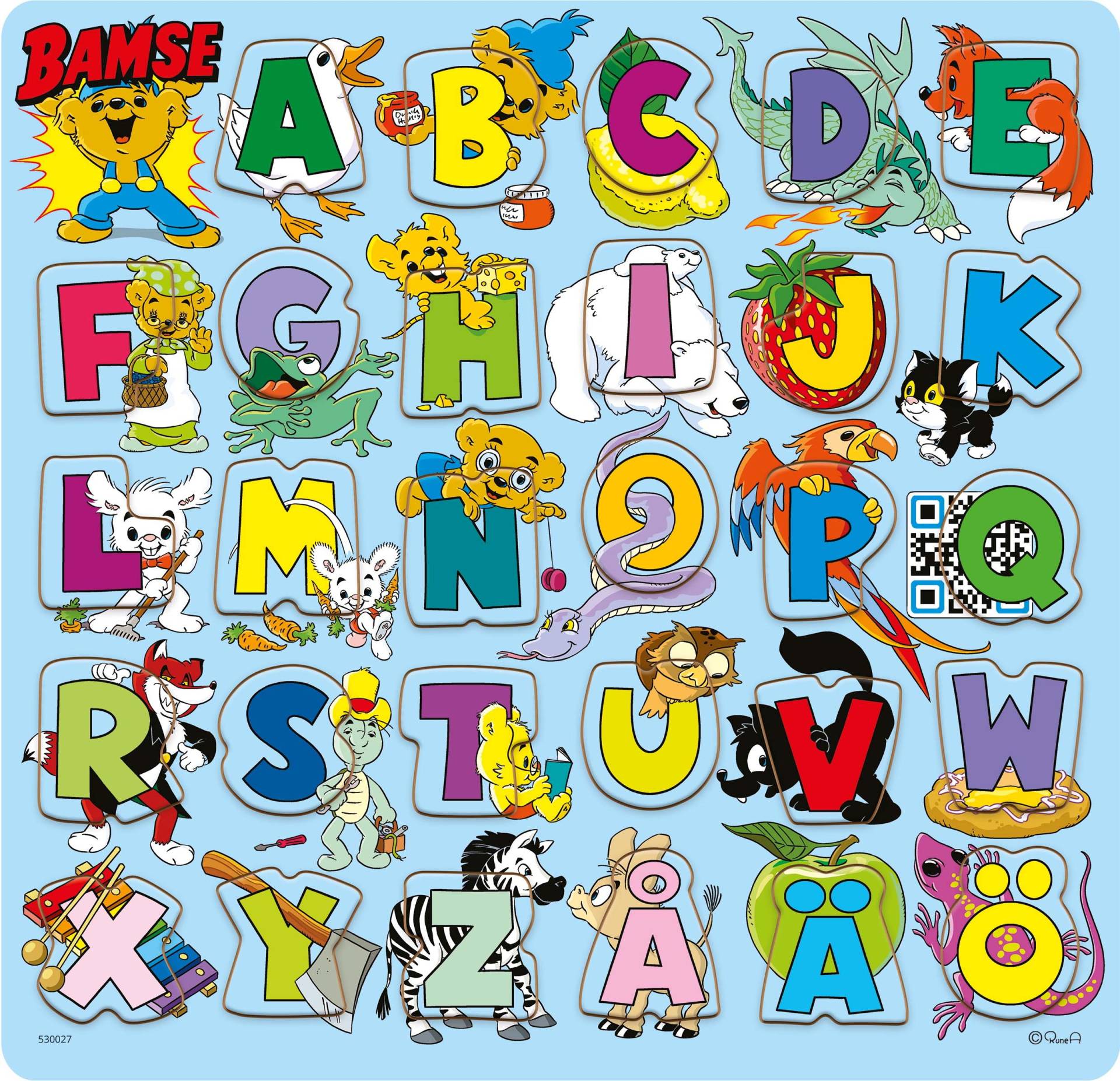 Kärnan Bamse Puzzle Buchstaben 29 Teile Kärnan Bamse Puzzle Buchstaben 29 Teile von Bamse