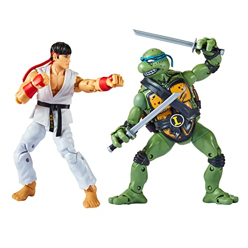 BANDAI - Multipack Ninja Turtles und Street Fighter - Leo vs Ryu Mehrfarbig P81251 von BANDAI