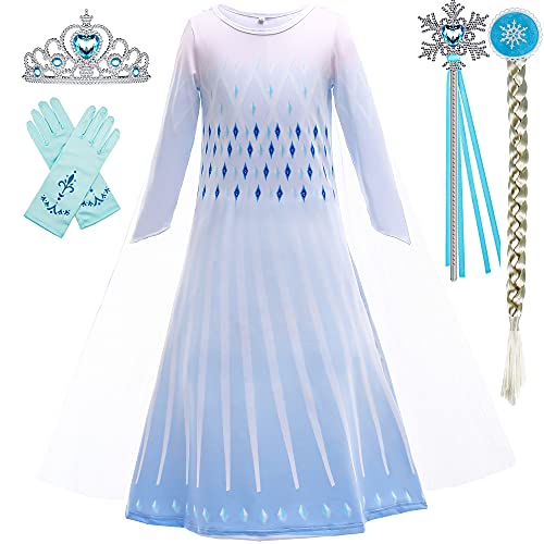 BanKids Erwachsene Damen Elsa Kleid 6XL von BanKids