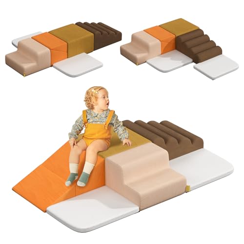 BanaSuper Schaumstoff-Kletterblöcke für Kinder – Baby Soft Climber Spielset, Indoor-Hindernisparcours, Montessori Spielzeug für Kleinkinder, Grobmotorik-Entwicklung, Bunt BanaSuper Schaumstoff-Kletterblöcke für Kinder – Baby Soft Climber Spielset, Indoor-Hindernisparcours, Montessori Spielzeug für Kleinkinder, Grobmotorik-Entwicklung, Bunt von BanaSuper
