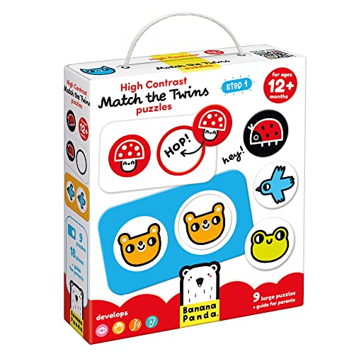 Banana Panda Kontrastreiches Rätsel Finde die Zwillinge 12m+ Banana Panda Kontrastreiches Rätsel Finde die Zwillinge 12m+ von Banana Panda