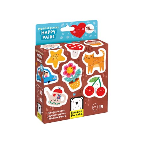 Banana Panda Jigsaw My First Puzzle - Happy Pairs: der perfekte Start in EIN Puzzle-Abenteuer Banana Panda Jigsaw My First Puzzle - Happy Pairs: der perfekte Start in EIN Puzzle-Abenteuer von Banana Panda