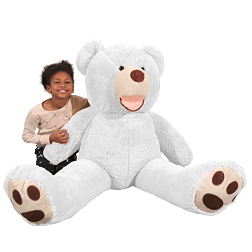 Banabear Lerosier Teddy trägt Riesenplüsch von 130 bis 340 cm !! Teddybär Teddybär Riesiger Bär (Weiß, 160 cm) von bananair