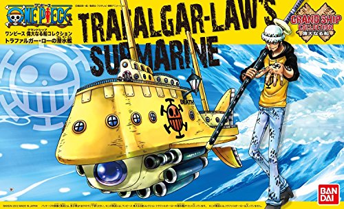 Bandai Hobby 175298 Bandai 5057422 02 Trafalgar Law S Submarine One Piece Gsc Model Ship Kit Plastikmodellbausatz, Mehrfarbig von Bandai Hobby