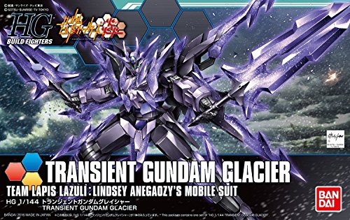 Bandai Hobby Build Fighters Transient Gundam Glacier HG 1/144 Model Kit von Bandai Hobby