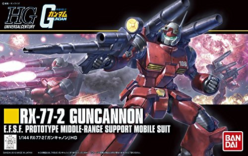 BANDAI Hobby HGUC Guncannon Revive Actionfigur (Maßstab 1:144) von BANDAI