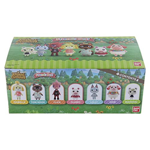 BANDAI Shokugan - Animal Crossing: New Horizons Villager beflockte Puppensammlung, 7-teiliges Geschenkset BANDAI Shokugan - Animal Crossing: New Horizons Villager beflockte Puppensammlung, 7-teiliges Geschenkset von Bandai Shokugan