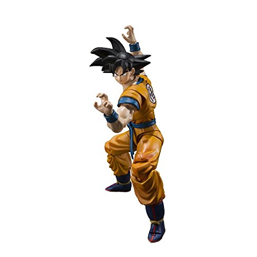 TAMASHII NATIONS BANDAI Spirits(バンダイ スピリッツ) S.H. Figuarts Dragon Ball Super Son Goku Super Hero vorbemalte Actionfigur von TAMASHII NATIONS