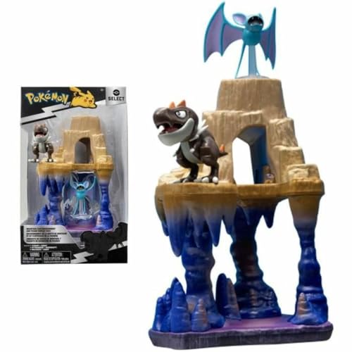 Pokémon Bandai Umweltpaket – Berghöhle mit Figuren Ptyranidur und Nosferapti 5 cm – JW2767 von Pokémon