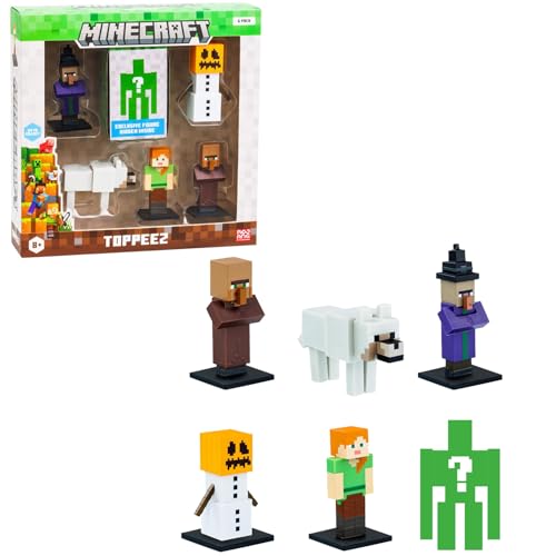 Bandai Minecraft – Pack mit 6 Figuren zum Sammeln – Box mit 6 kleinen Figuren, darunter 1 Geheimnis – Videospiel und Minecraft-Film – Spielzeug ab 8 Jahren – PMM2060 Bandai Minecraft – Pack mit 6 Figuren zum Sammeln – Box mit 6 kleinen Figuren, darunter 1 Geheimnis – Videospiel und Minecraft-Film – Spielzeug ab 8 Jahren – PMM2060 von Bandai