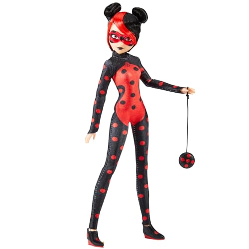Bandai - Miraculous - Shadybug-Puppe 26 cm - Bewegliche Modepuppe Alternative Version von Ladybug aus Miraculous World Paris - Offizielle Lizenz - Spielzeug für Kinder ab 4 Jahren - P50159 von Bandai