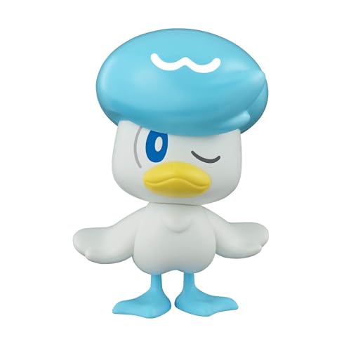 Bandai Pokémon – Figur mit Gelenken, zum Bauen, 9 cm – Figuren Quaxly Bandai Pokémon – Figur mit Gelenken, zum Bauen, 9 cm – Figuren Quaxly von Bandai