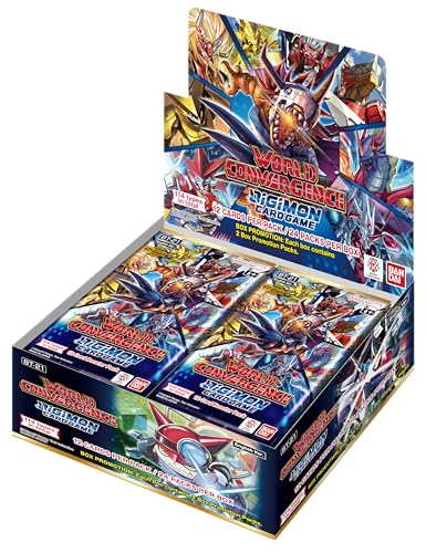 Digimon TCG World Convergence Booster Box BT21 (24 Packungen) von Bandai