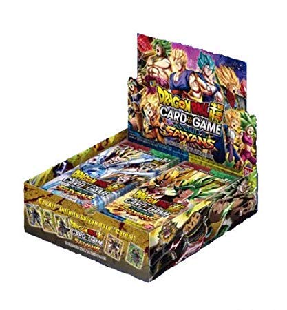 Dragon Ball Super Card Games – Box mit 24 Boosterpacks Assault of The Sayans auf Französisch von Bandai