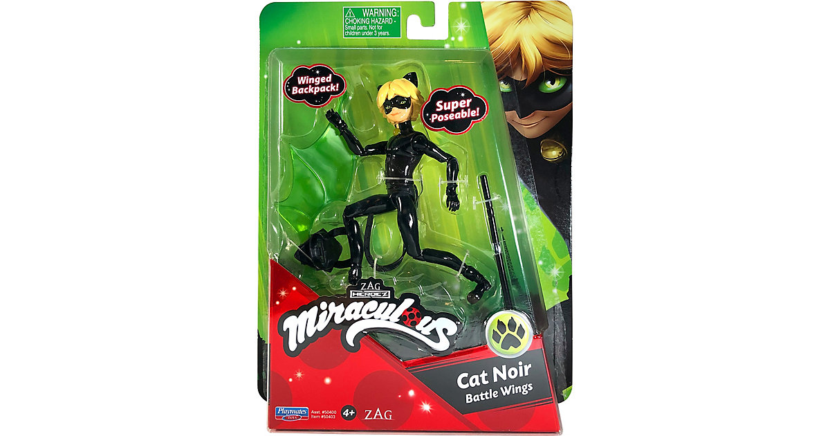 Miraculous Mini Puppe - Cat Noir weiß/beige Miraculous Mini Puppe - Cat Noir weiß/beige von Bandai