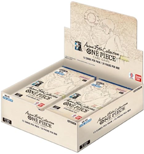 One Piece TCG 2025 Memorial Collection Anime 25th Extra Booster Box EB-02 (24 Packs) von Bandai