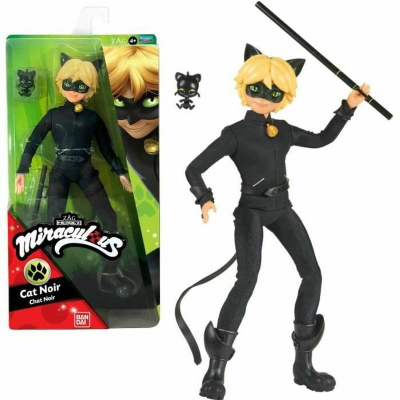 Puppe Bandai Miraculous Ladybug  Cat Noir 26 cm von Bandai